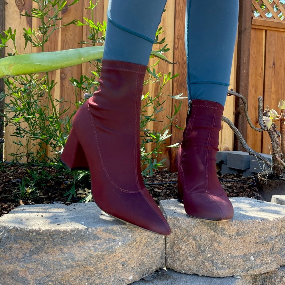 Public Desire Sexy Slick Chic. Looks like the yeezy heel boots!